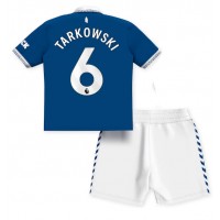 Otroški Nogometni dresi Everton James Tarkowski #6 Domači 2023-24 Kratek Rokav (+ Kratke hlače)